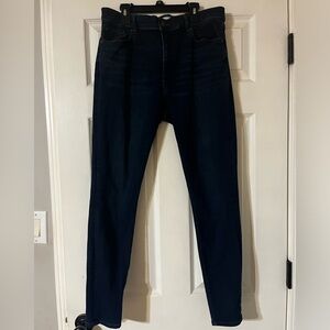 Loft, dark wash Skinny jeans size 10